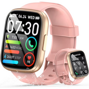 Xinwld Smart Watch for Men Women, 1.95 in Touchscreen Fitness Tracker with 110+ Sport Modes, Heart Rate Sleep Monitor, Pedometer, IP68 Waterproof, Bluetooth 5.3, Black, T80