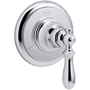 Artifacts Transfer Valve Trim with Swing Lever Handle, Polished Chrome
