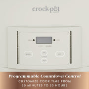 Crock-Pot 990453673 Design Series 7-Quart Cook & Carry Slow Cooker