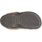 Crocs Classic Unfurgettable Clogs, Cozy Faux Fur Upper, Sink-In Soft Footbed, Milk Chocolate, Unisex, 211116-2JJ-M9W11