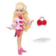 MGA Entertainment Bratz x Hello Kitty Cloe Sanrio Fashion Doll with Pink Plaid Overcoat, Accessories, Doll Stand, Multicolor, 11.5 in, 595694