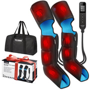 Fit King FT-076A-WMT Foot and Leg Massager with Heat for Circulation, Black