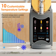 Bluebow Slushie Machine, 88oz Vessel, 6 Presets, Frozen Drink Maker for Smoothies, Frappe, Milkshakes