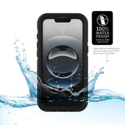 Body Glove 100139423 Tidal Waterproof Phone Case for iPhone 16e - Black/Clear