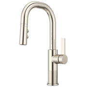 Pfister GT572-MT Montay 1.8 GPM Single Hole Pull Down Bar Faucet - Nickel