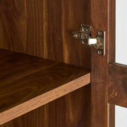 Better Homes & Gardens 443103 Ezra Accent Cabinet, Warm Walnut Finish