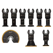 Milwaukee 49-10-9113 OPEN-LOK Multi-Tool General Purpose Oscillating Blade Assortment (9-Piece)