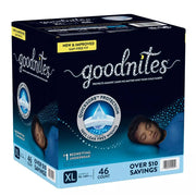 Goodnites Nighttime Bedwetting Underwear for Boys, XL (95 - 140+ lb.), 46 Count