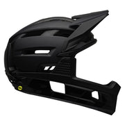Bell Super Air R MIPS Mountain Bike Helmet with Flex Spherical Technology, Matte/Gloss Green/Infrared, Medium