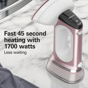 Hamilton Beach 11561 3-in-1 Steamer/Iron with Removable 300 ml Water Reservoir and Detachable Cover