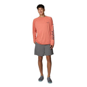 Columbia PFG Backcast IV Men's Water Shorts, Quick-Dry Nylon, Omni-Shade UPF 50, Omni-Shield Repellent, Stretch Waist, City Grey, 8 Inseam, 209473