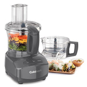 Cuisinart 9-Cup Food Processor with Continuous Feed, Fine and Medium Reversible Shredding and Slicing Discs, Universal Stainless Steel Blade, Anchor Gray, FP-9CFAG