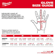 Milwaukee 48-73-7010 Cut Level 7 High-Dexterity Nitrile Dipped Gloves