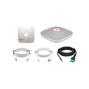 Poly Studio A2 Wired Table Microphone, Cardioid, White, Includes Mount Plate and I/O Cables, B22X4AA#AC3