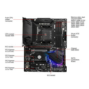 MSI MPG B550 GAMING PLUS AMD ATX Gaming Motherboard, AM4, DDR4