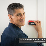 Hyper Tough HYPR7 7-Sensor LED Electronic Stud Finder with Deep Scan Mode, Battery Powered