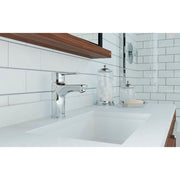 Pfister Pfirst Modern Bathroom Sink Faucet, Single Handle, Matte Black, 1.2 GPM, Single Hole, Pop-Up Drain LG142060B