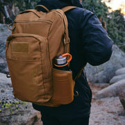 SOG Pro 28L Backpack, Brown Polyester, Hydration Compatible, Dual Expandable Side Pockets, Padded Shoulder Straps, Unisex Adult Teen