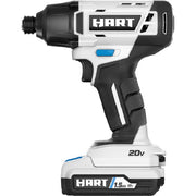 HART HPID02B 20-Volt Cordless Impact Driver Kit, (1) 1.5Ah Lithium-Ion Battery, Gen 2