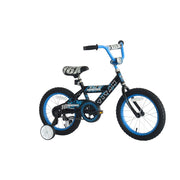 Titan Champion Deluxe 16-Inch Boys BMX Bike, Black, Steel Frame, Training Wheels, Coaster Brake, Adjustable Seat and Handlebars, Handlebar Pads, 23 lb, 080-0201