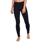Under Armour Women's ColdGear Base 2.0 Baselayer Athletic Leggings, Black, High Waist, Fitted, 1343325