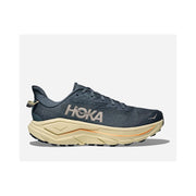 Hoka Challenger 8 Men's Trail Running Shoes, Enhanced Cushioning, Faded Navy Pampas Grass, Size 13 Medium, 1168716-FYP