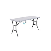 Lifetime 80861 5ft Folding Tailgating Camping and Outdoor Table, Gray