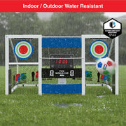 Primetime Sports FIFA World Cup 2026 Arcade Soccer Roundabout Soccer Goal Set with Electronic Scoring, Size 3 Ball and Pump
