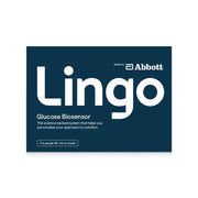 Abbott Lingo Continuous Glucose Monitor Biosensor with 14-Day Wear, Real-Time Tracking, White