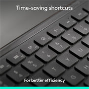 Logitech Signature Slim Wireless Keyboard and Mouse Combo, Business Copilot Edition, Bluetooth and Logi Bolt Connectivity, Quiet Typing, Black, 920-013271