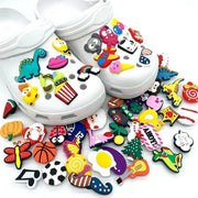 50 Packs, Random Pattern, Shoe Charms, Shoe Charms for Shoe Decoration, Charm for Crocs Shoes, Birthday Party Gift