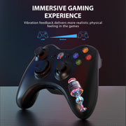 YHY X360 Wireless Game Controller, 2.4 GHz, Compatible with X-360 and 360 Slim, Black