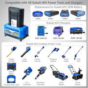 FSKE 3.0Ah 40V Lithium Ion Power Tool Battery Replacement for Kobalt KB340-06 KB240-06 KB240-03 KB2540C-06 KB245-06 KB440