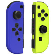 GRM Switch Controller for Nintendo Switch and Switch OLED, Dual Vibration, 6-Axis Gyro Sensor, Blue and Yellow Green