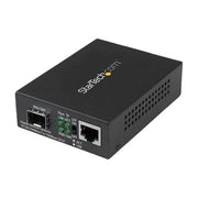 StarTech.com MCM1110SFP Gigabit Ethernet Fiber Media Converter with Open SFP Slot, Supports 10/100/1000 Networks