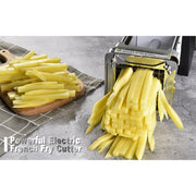 Sopito Electric French Fry Cutter, Stainless Steel, 1/2in Blade, Black