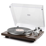 Retroaudio W03 Turntable with Wireless Output Connectivity Vinyl Player Support 33 1/3&45 RPM Speed Brown