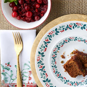 Corelle Winter Berries 18-Piece Dinnerware Set, Chip Resistant Triple-Layer Glass, Microwave and Dishwasher Safe, Service for 6, 1152589