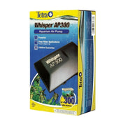 Tetra Whisper AP300 Aquarium Air Pump, Deep Water Capability, Black, Up to 300 Gallons, 26076-02