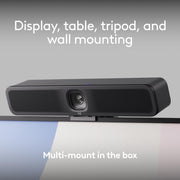 Logitech MeetUp 2 USB Conference Camera, AI-Powered, 4K Ultra HD, 120-Degree Field of View, Six-Microphone Array, USB-C, Graphite