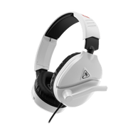 Turtle Beach Recon 70 Wired Gaming Headset, White, Lightweight Design, Flip-to-Mute Mic, On-Ear Controls, Compatible with Nintendo Switch, Switch Lite, Switch OLED, Nintendo Switch 2, TBS-8001-15