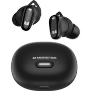 Monster MH11903 Wireless Earbuds In-ear Bluetooth Headphones, 25H Playtime, Black