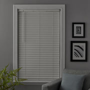 Beautiful BH47-064-099-34 Window Cordless Faux Wood Horizontal Blinds, 2-Inch Slats, Antique White, 46 in W x 64 in L