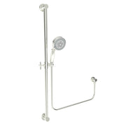 Newport Brass 280F/15 Contemporary 36-Inch Slide Bar Handshower Kit, Polished Nickel
