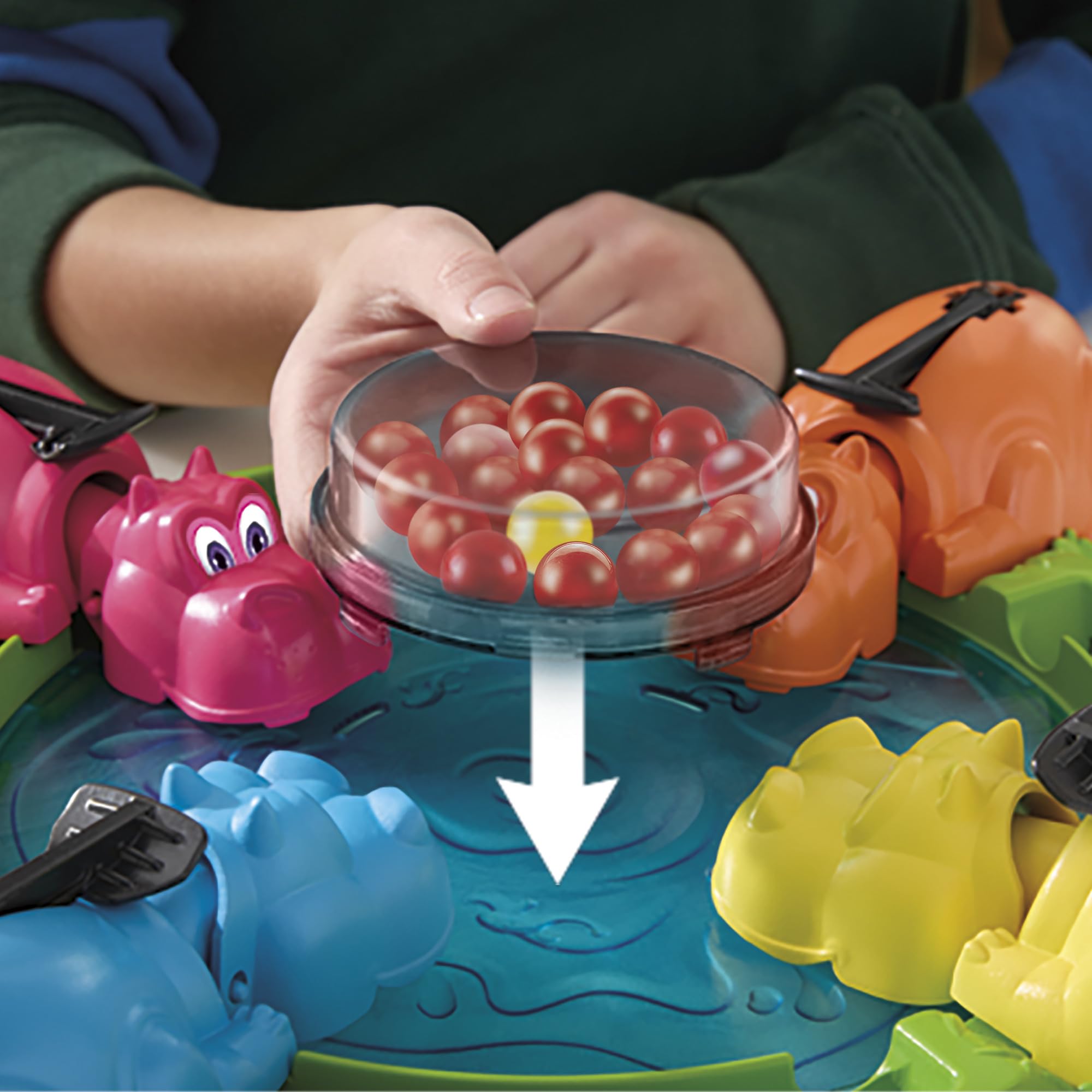 Hasbro Hungry Hungry Hippos Board Game for Preschoolers, Ages 4 and Up ...