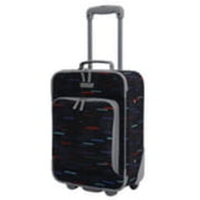 Travelers Club Luggage 3-Piece Junior Travel Luggage Set, Glitch Pattern, 18-Inch Rolling Carry-On, Glitch - 600D Polyester