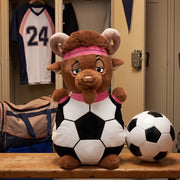 Ready to Hug Sport GOAT Soccer Plush, 24-Inch, Multicolor, Ultra-Soft Polyester