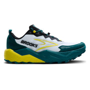Brooks Caldera 8 Men's Trail Running Shoes, Ultra Cushioned DNA Loft v3 Foam, Breathable TPEE Mesh Upper, TrailTack Green Rubber Outsole, Dusty Olive Lime Oyster, 1104401D314