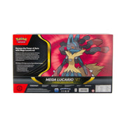 Pokemon 2U4ZS09XCPTT Mega Lucario ex Figure Collection, Etched Foil Promo Card, Oversized Promo Card, 5 Booster Packs