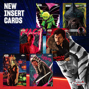 Topps 2025 Chrome Star Wars Value Box, 40 Trading Cards with Autograph Inserts, Chrome Parallels